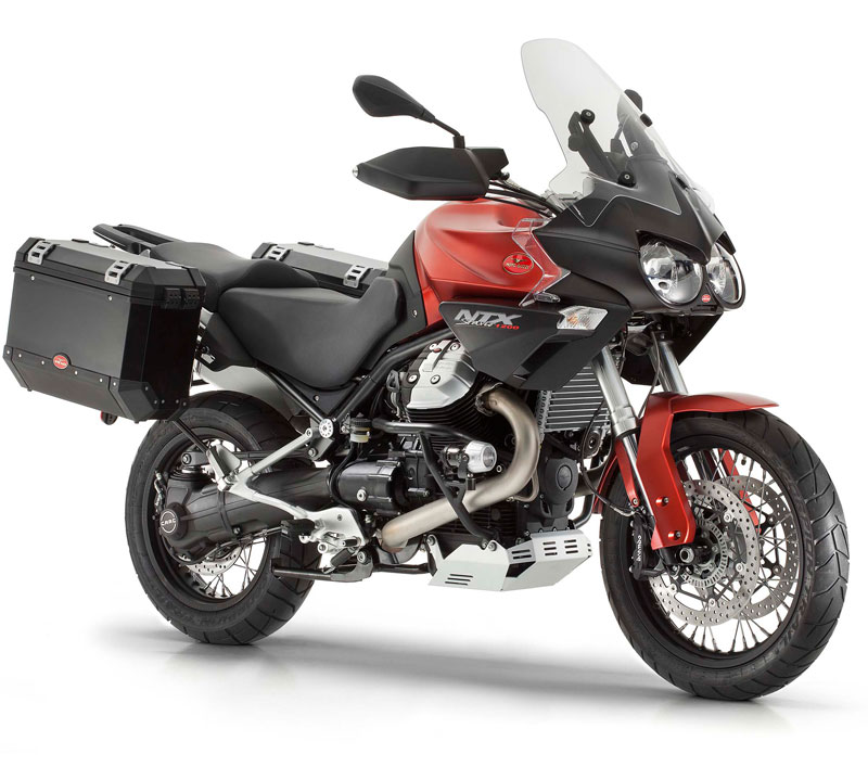 Moto Guzzi Stelvio 1200 NTX red