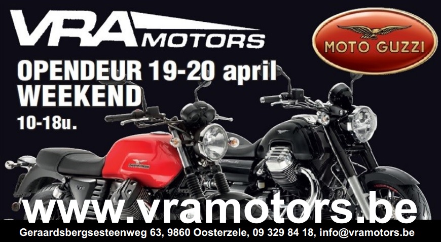 Moto Guzzi Opendeuren  VRAmotors Oosterzele