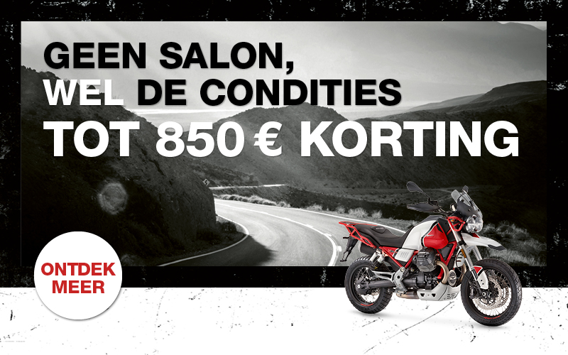 Moto Guzzi Saloncondities tot €850 korting