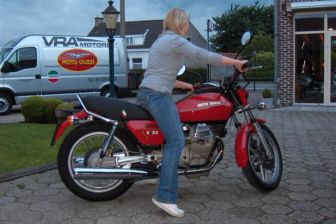 Moto Guzzi V35 1980 restauratie